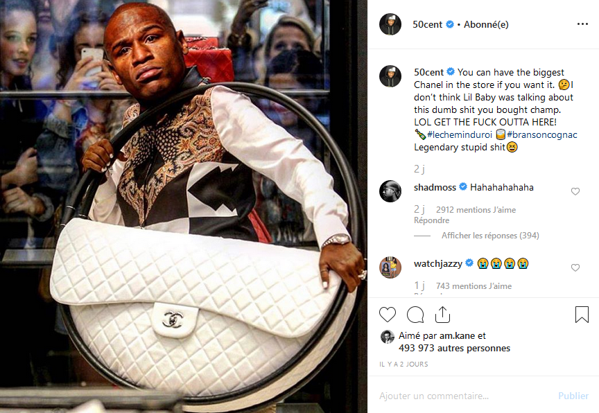 People: 50 Cent clashe Floyd Mayweather, la toile s'enflamme