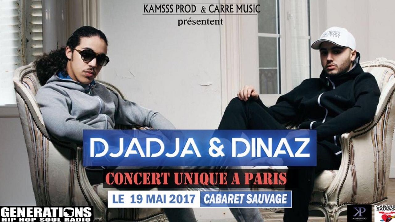 DJADJA & DINAZ en concert au Cabaret Sauvage !! Agenda