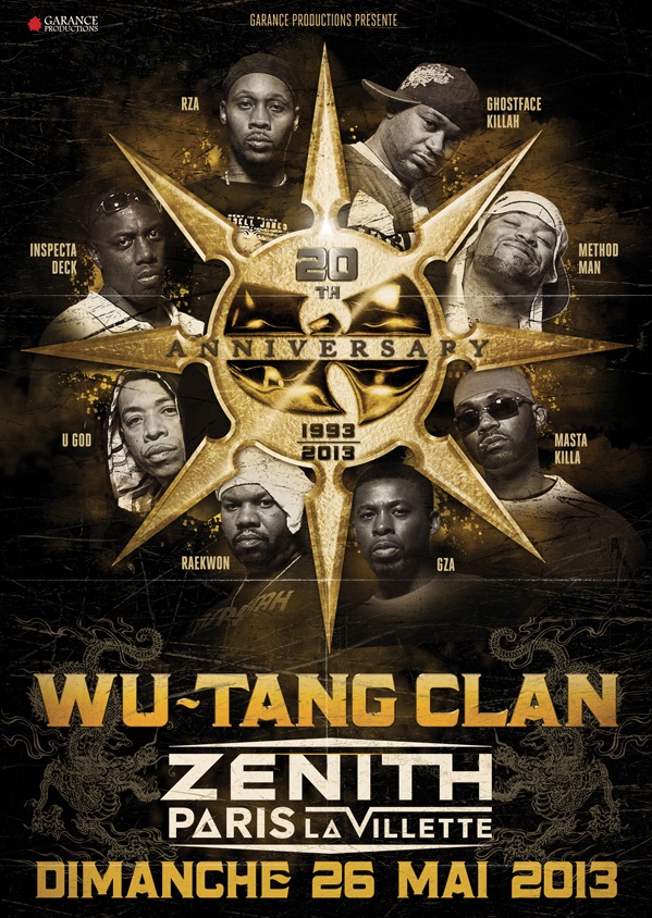 WU TANG CLAN EN CONCERT Agenda