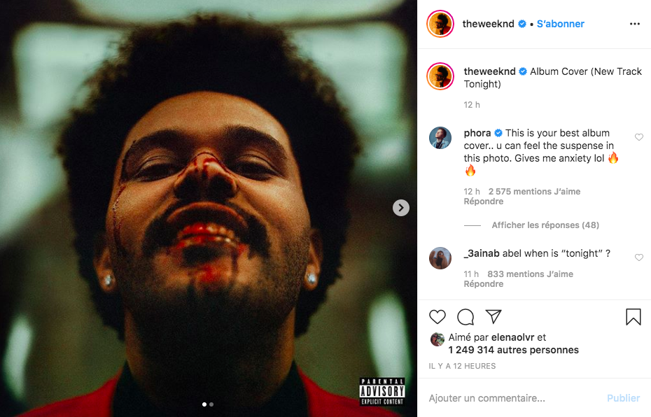 The Weeknd la cover et la date de son nouvel album enfin révélé