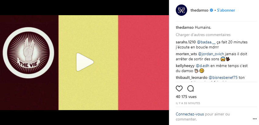 Damso n'interprétera pas l’hymne officiel des Diables Rouges