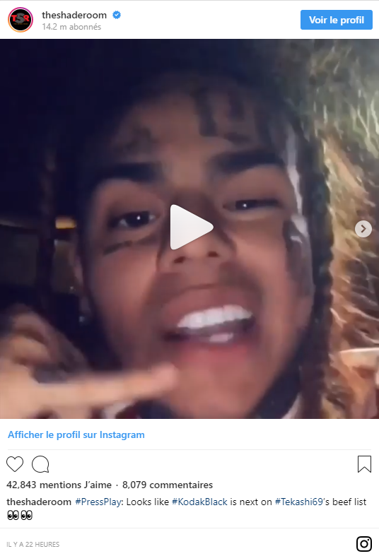 Kodak Black Le Nouveau Rival De 6ix9ine