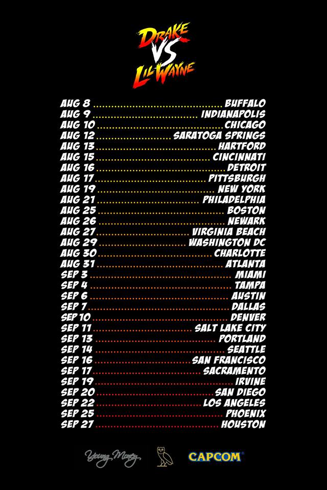 drake tour dates