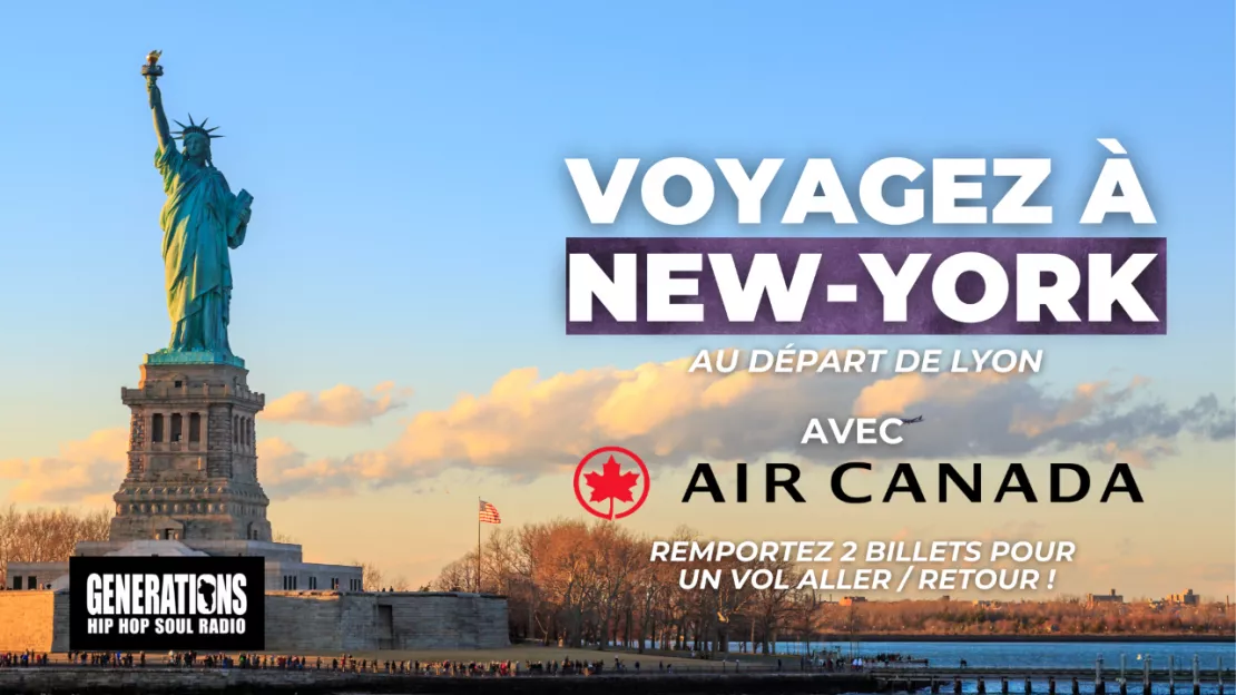 Remportez 2 billets pour un vol aller/retour à NEW-YORK !