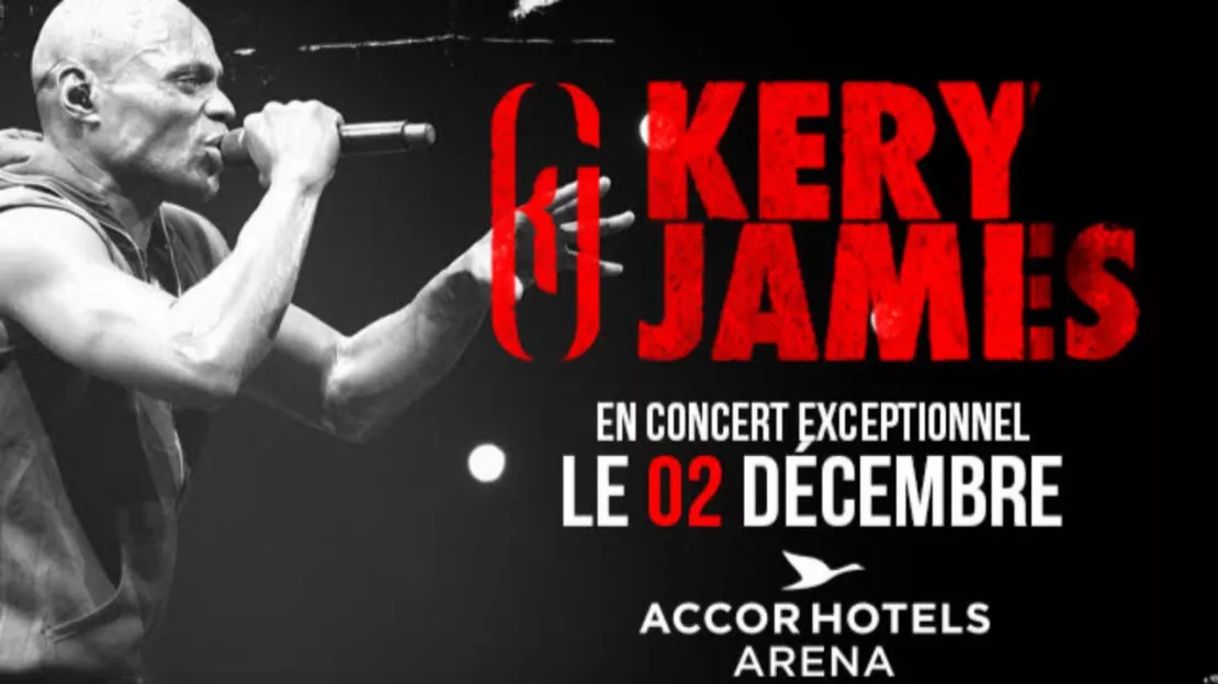 Kery James en concert exceptionnel à l'AccorHôtels Arena le 2 décembre !
