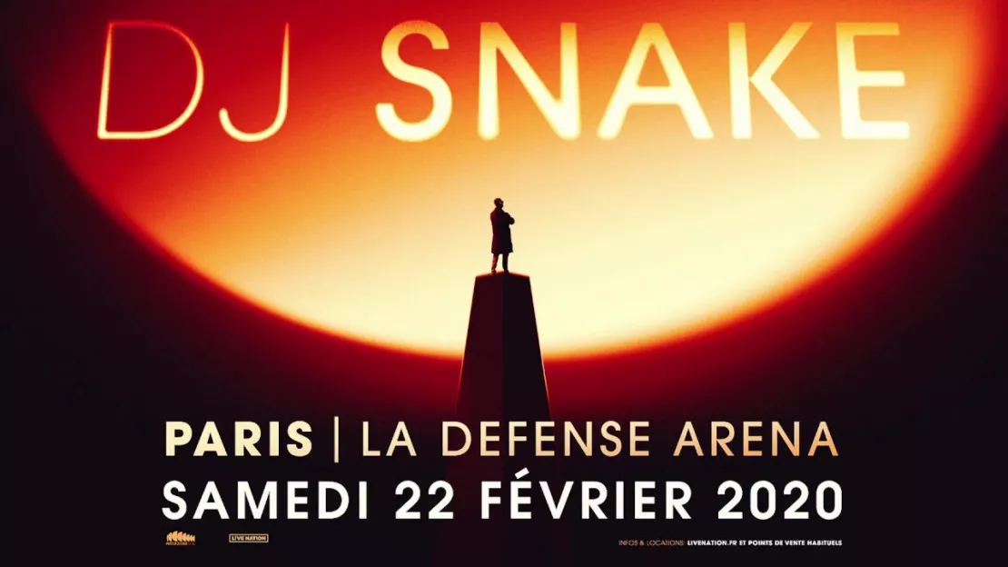 Dj Snake en concert à la Défense le 22 février 2020