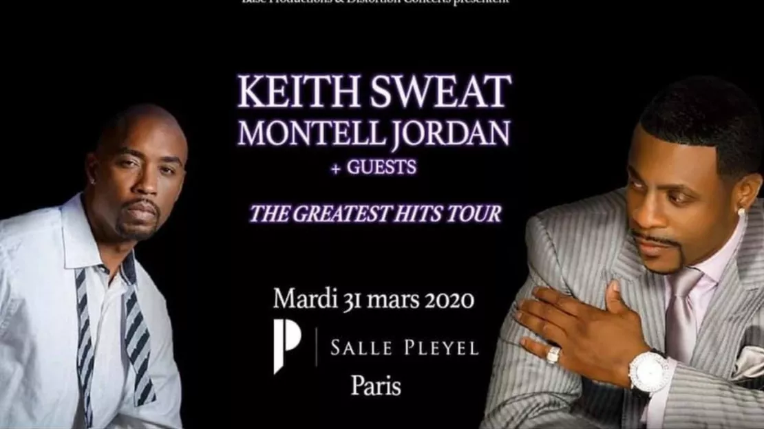 Keith Sweat + Montell Jordan + Guests le 31 Mars à Paris