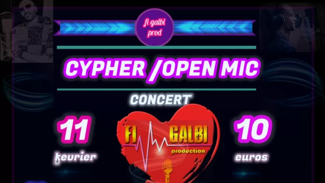 Cypher/Open Mic et concert d'Alibi Montana