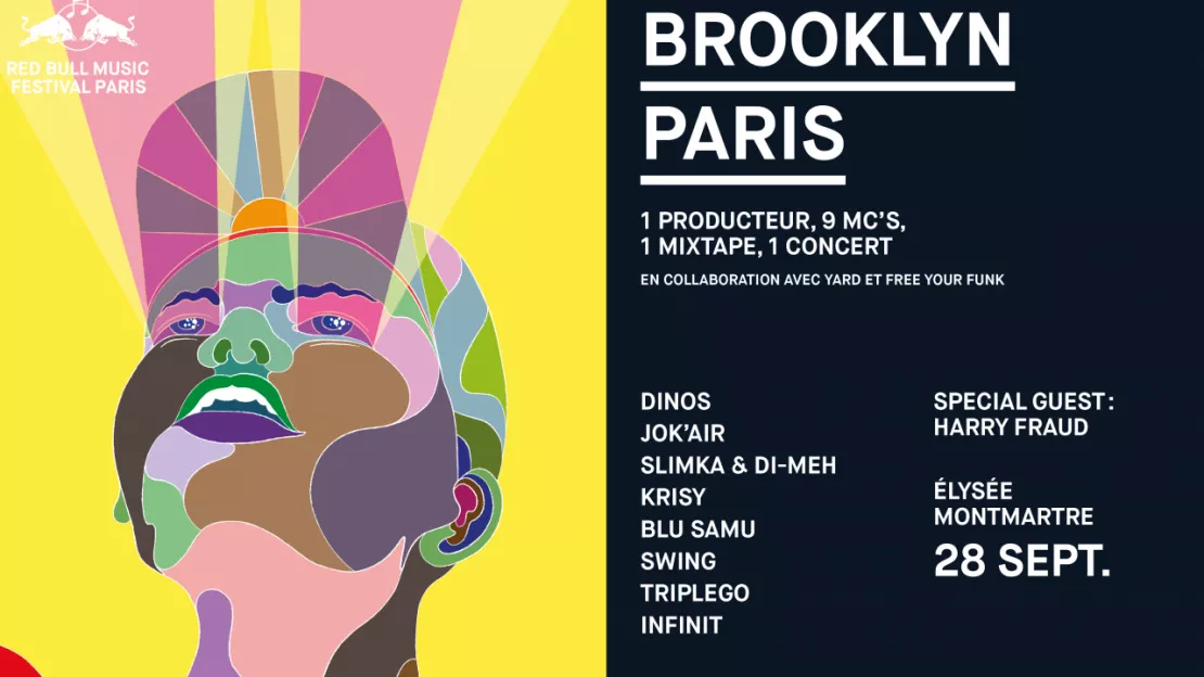 Brooklyn-Paris : 1 producteur, 8 rappeurs, 1 mixtape, 1 concert dans le cadre du Red Bull Music Festival Paris 2018
