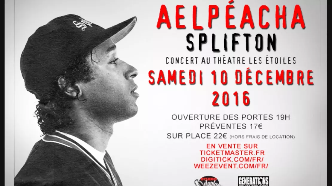 AELPEACHA SPLIFTON en concert au Théâtre Les Etoiles !