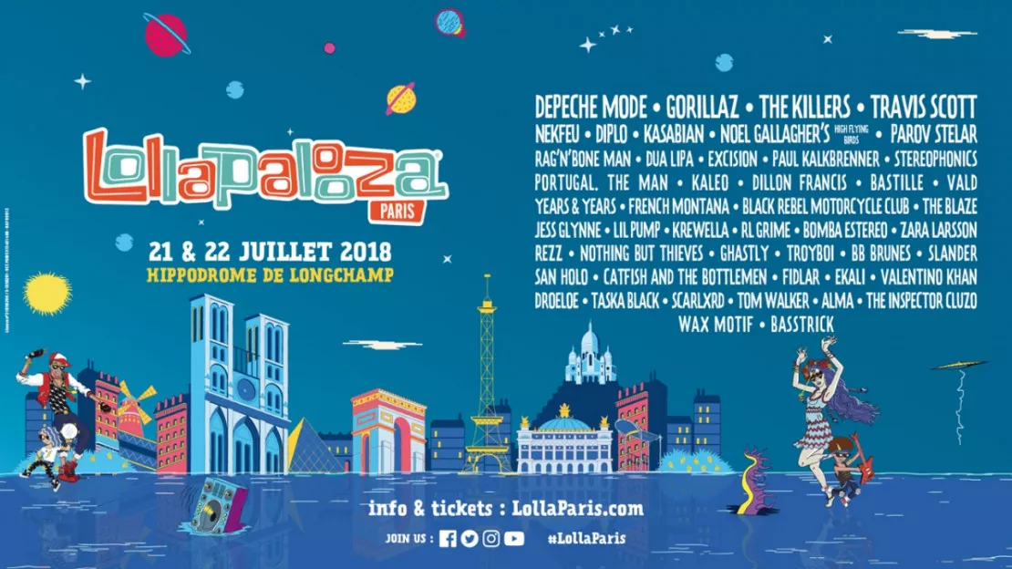 Le Festival Lollapalooza débarque sur panam !