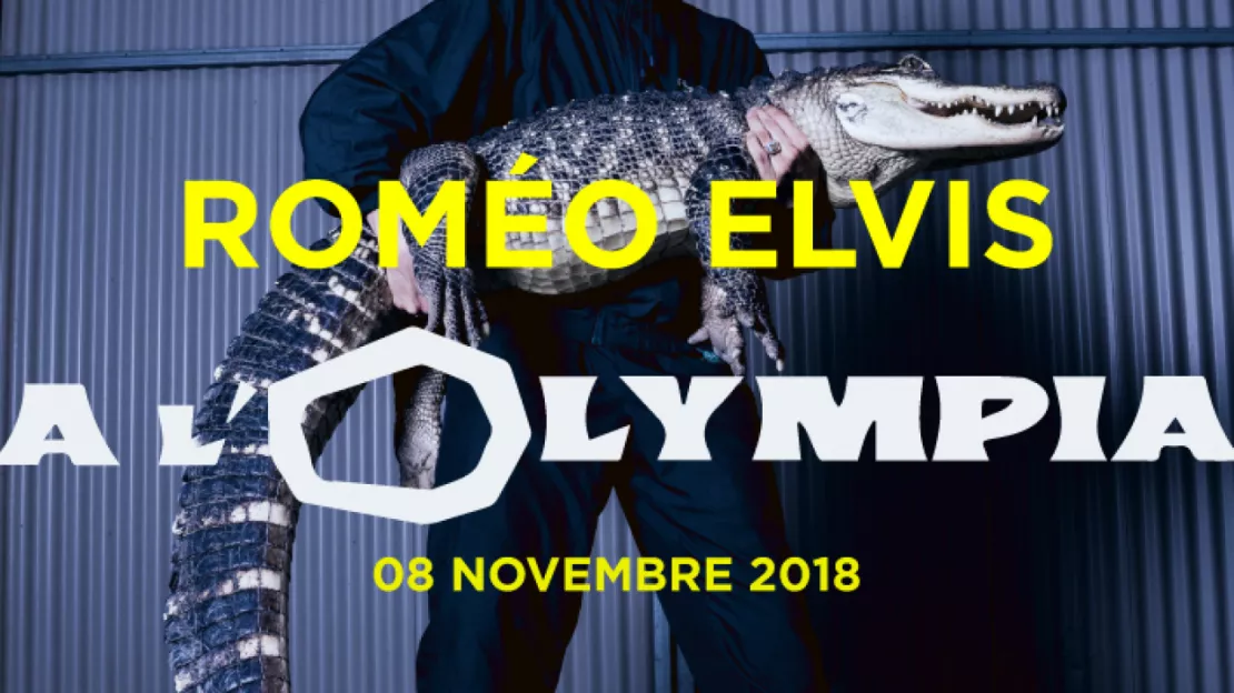 Roméo Elvis en concert à l'Olympia le 8 Novembre