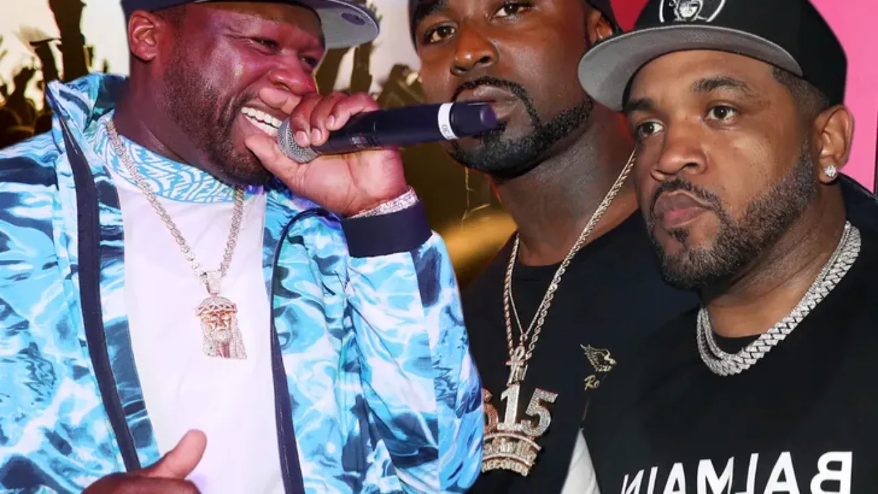 50 Cent allume Lloyd Banks et Young Buck en concert