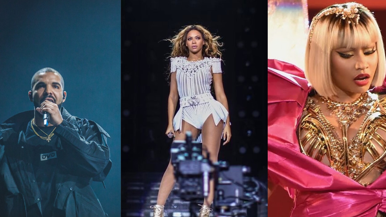 Drake, Nicki Minaj and Beyonce lead nominations