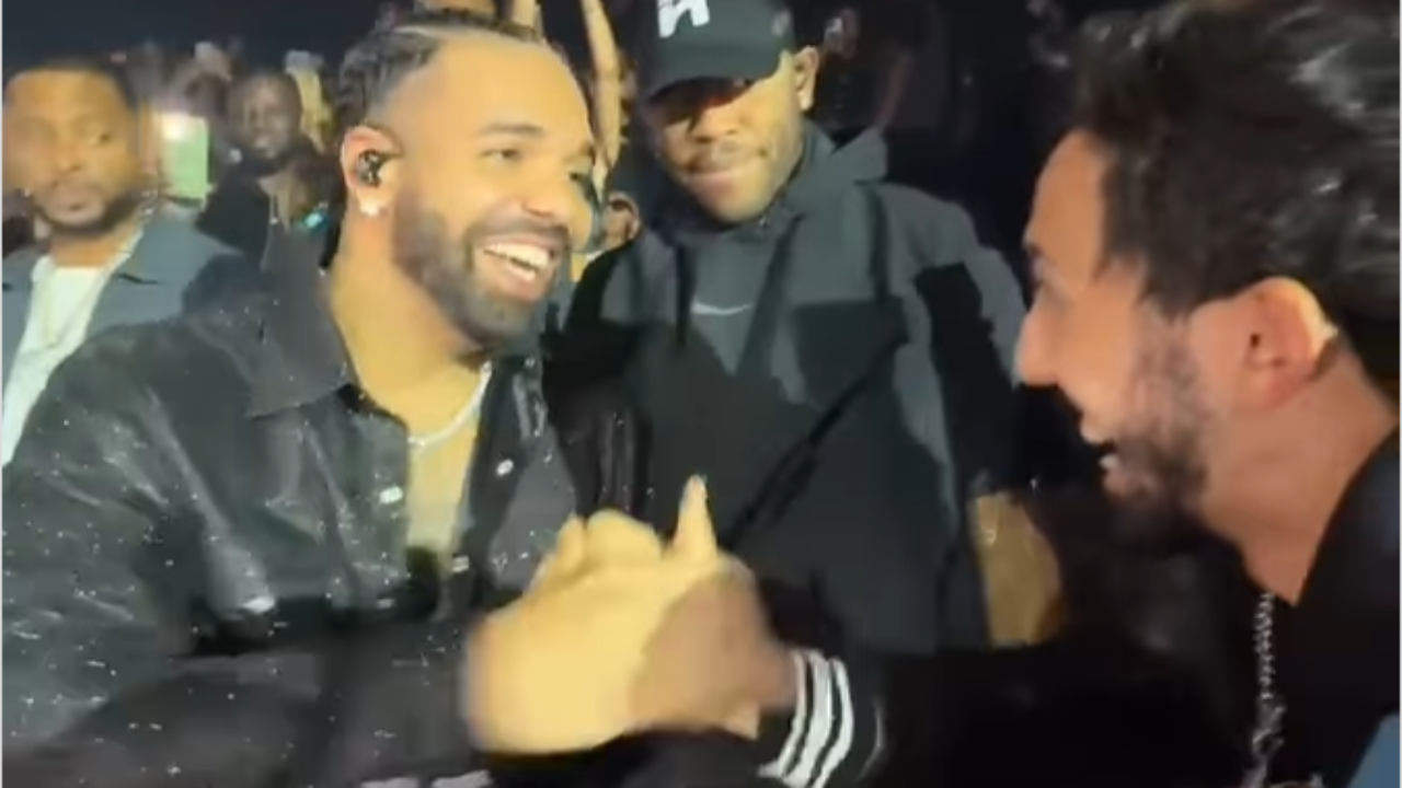 Drake check Bigflo avant de retourner à l'Accor Arena