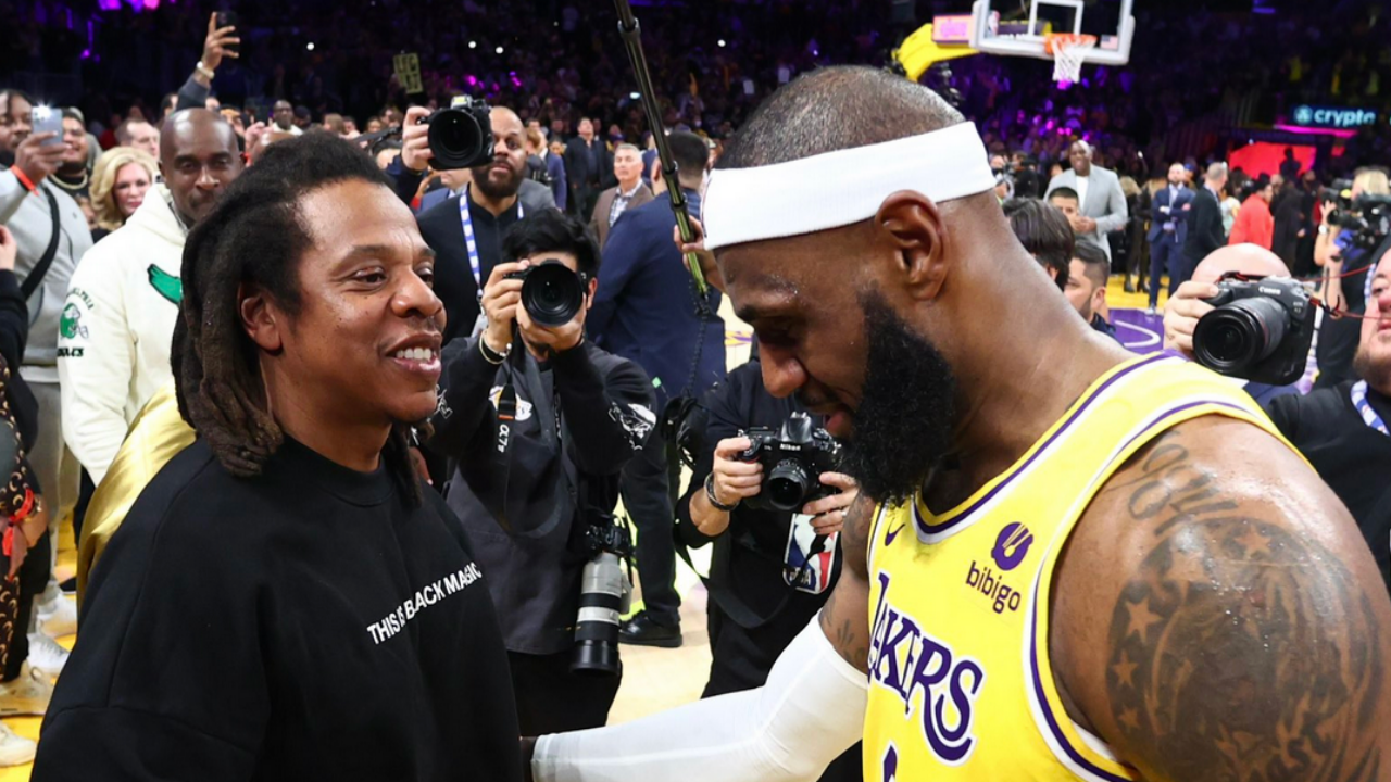 Lakers' LeBron James Congratulates Jay-Z on Champagne Partnership