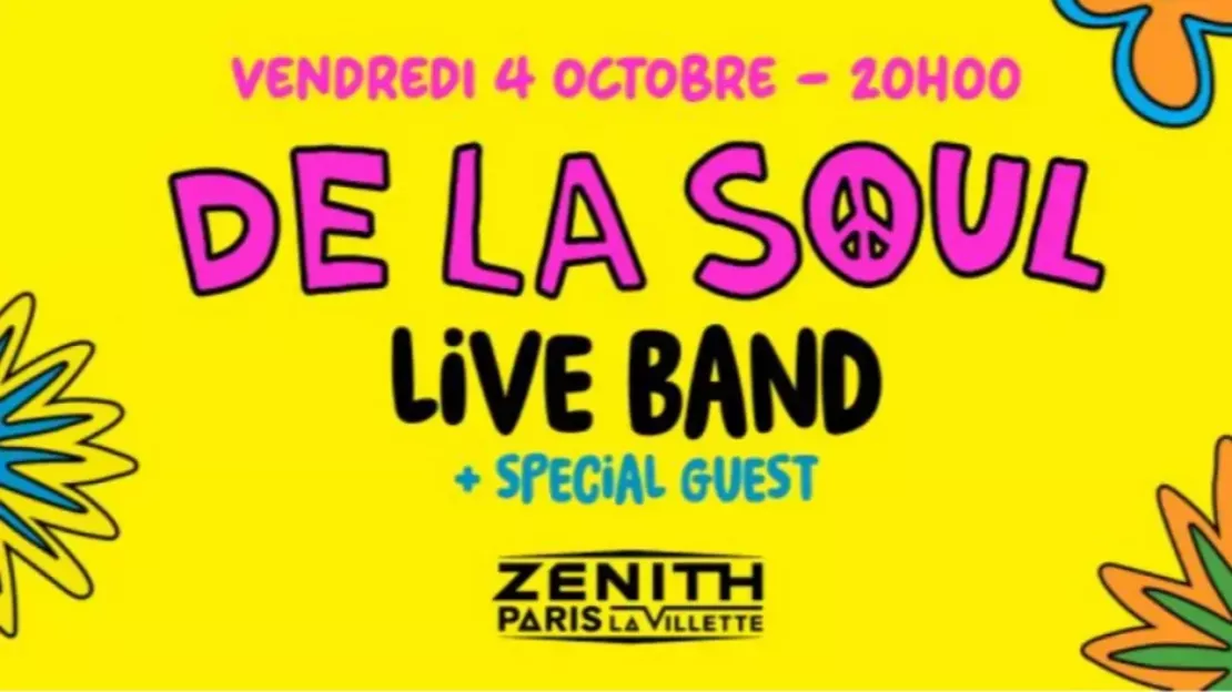 De La Soul en concert au Zenith de Paris !