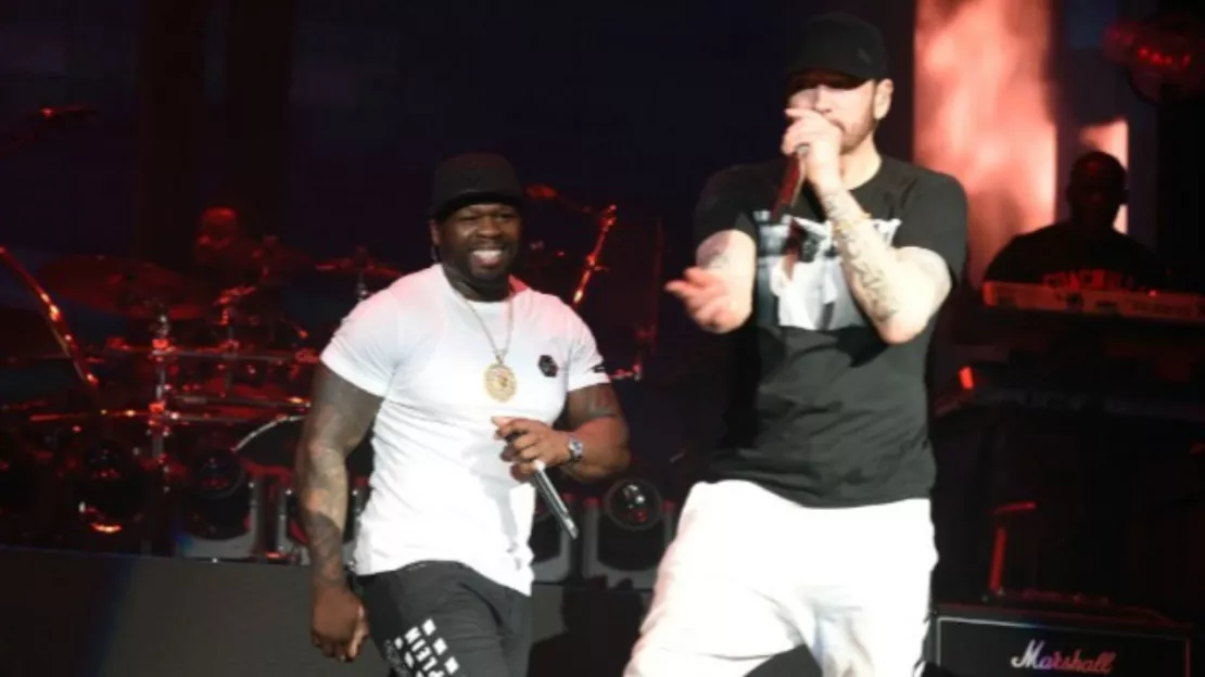 Eminem a rejoint 50 Cent sur scène à Détroit