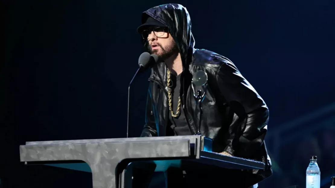 Eminem rentre au Rock & Roll Hall of Fame introduit par Dr. Dre