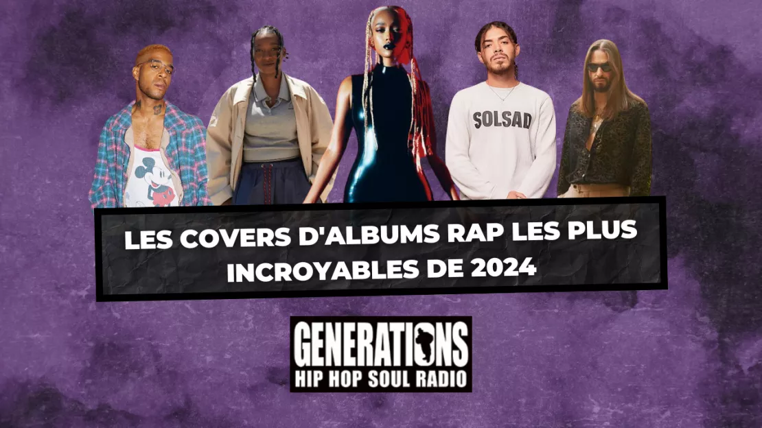 Les covers d'albums Rap les plus incroyables de 2024