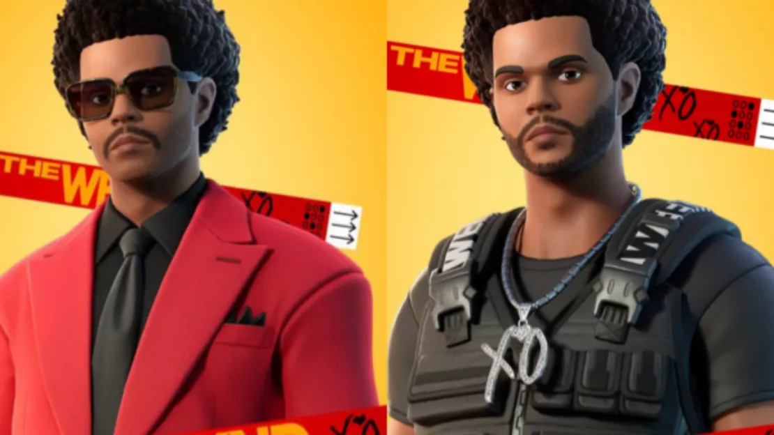 The Weeknd dévoile ses skins Fortnite