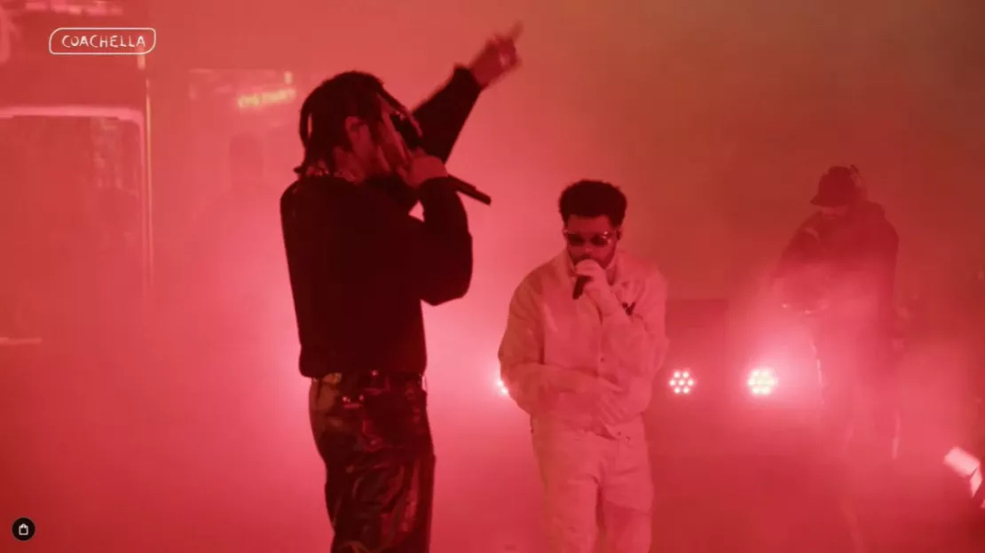 The Weeknd presque brulé pendant son show à Coachella