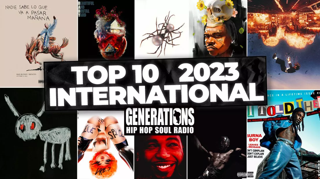 Le TOP 10 rap international de 2023 pour la rédaction de Generations