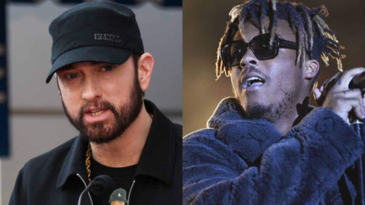 Eminem revient sur ses addictions dans un nouveau titre avec Juice WRLD Eminem revient sur ses addictions dans un nouveau titre avec Juice WRLD