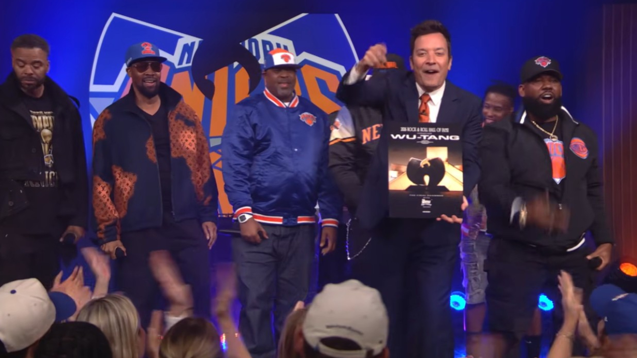 Le Wu-Tang Clan et les New-York Knicks enflamment le "Tonight Show" de Jimmy Fallon après leur victoire Le Wu-Tang Clan et les New-York Knicks enflamment le "Tonight Show" de Jimmy Fallon après leur victoire