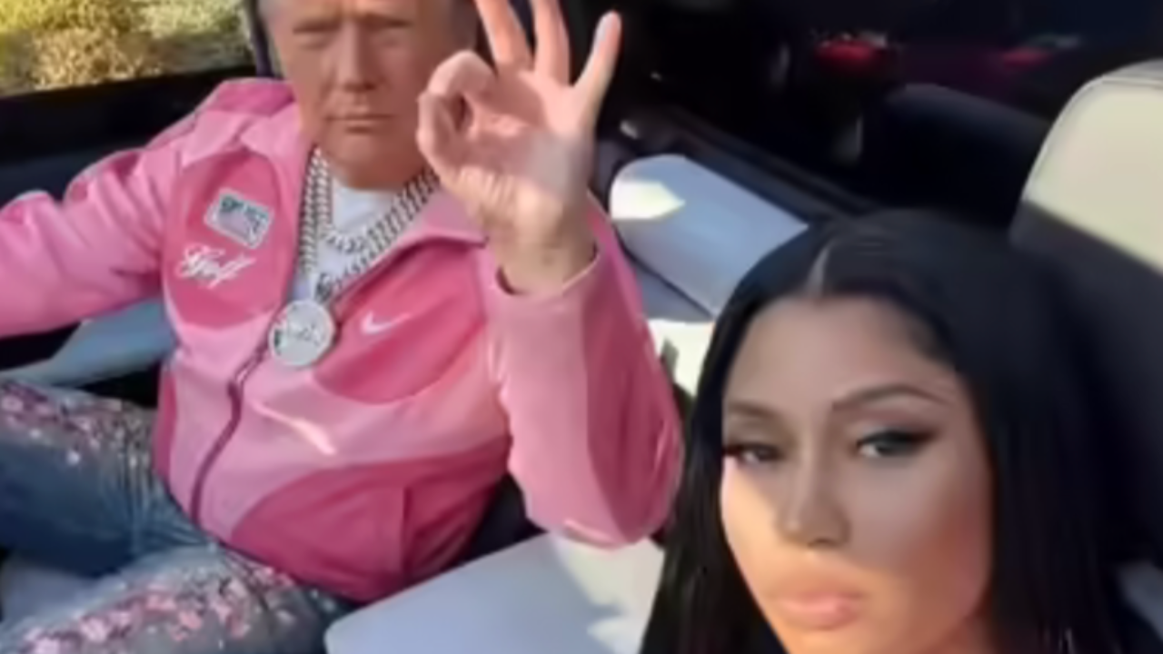 Nicki Minaj diffuse des images avec Donald Trump : les internautes s&rsquo;enflamment