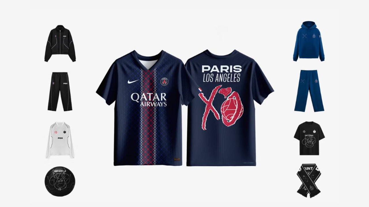 The Weeknd et le PSG annoncent une collaboration exclusive, avec un pop-up store &agrave; Paris !