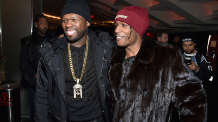 A$AP Rocky et 50 Cent en folie dans les loges pour la victoire des Knicks en finale de NBA
