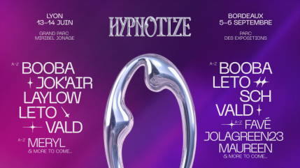 Booba, Vald, SCH, Laylow,... : le festival Hypnotize débarque à Lyon et Bordeaux !