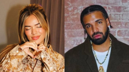 Drake et Karol G d&eacute;voilent leur collaboration &eacute;v&eacute;nement avec le titre &laquo; Ah&iacute; &raquo;