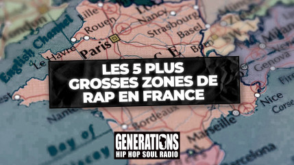 Les 5 plus grosses zones de rap en France