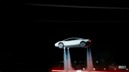 Tesla Roadster : Elon Musk d&eacute;voile une voiture capable de voler !