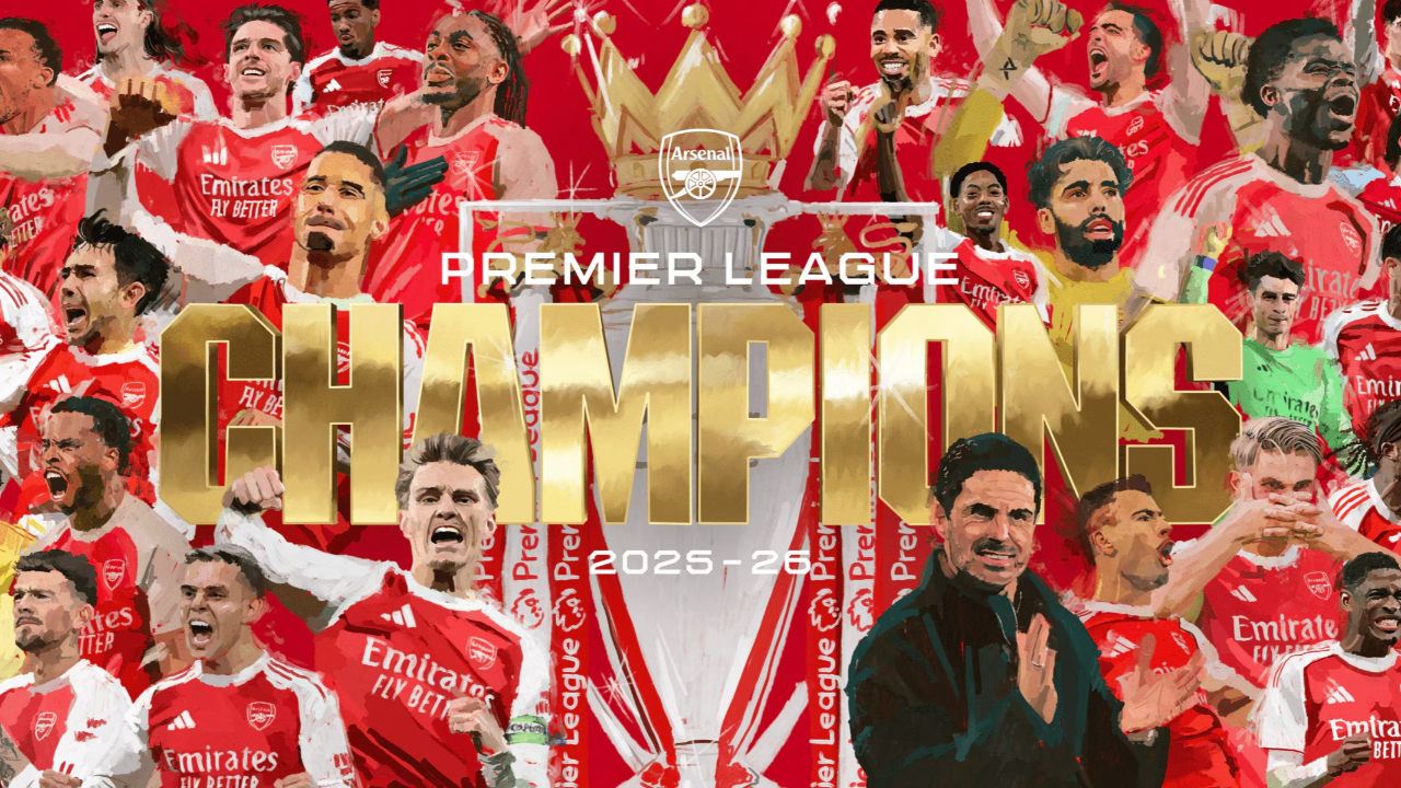Arsenal sacr&eacute; Champion d'Angleterre apr&egrave;s le match nul de Manchester City