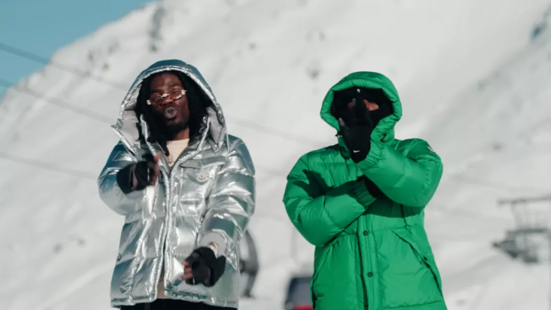 Gazo et Tiakola au ski dans le clip de "CARTIER"