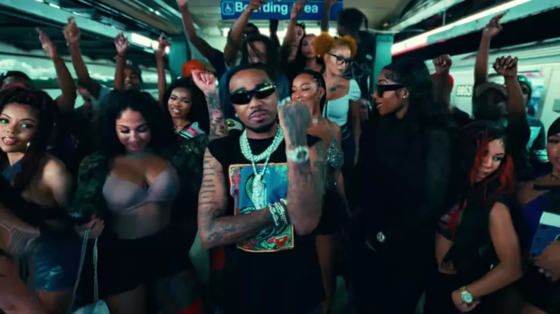 Quavo s'ambiance sur " Wall to Wall"