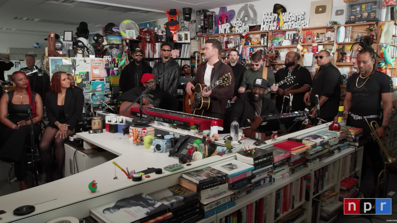 Justin Timberlake signe son Tiny Desk Concert Justin Timberlake signe son Tiny Desk Concert