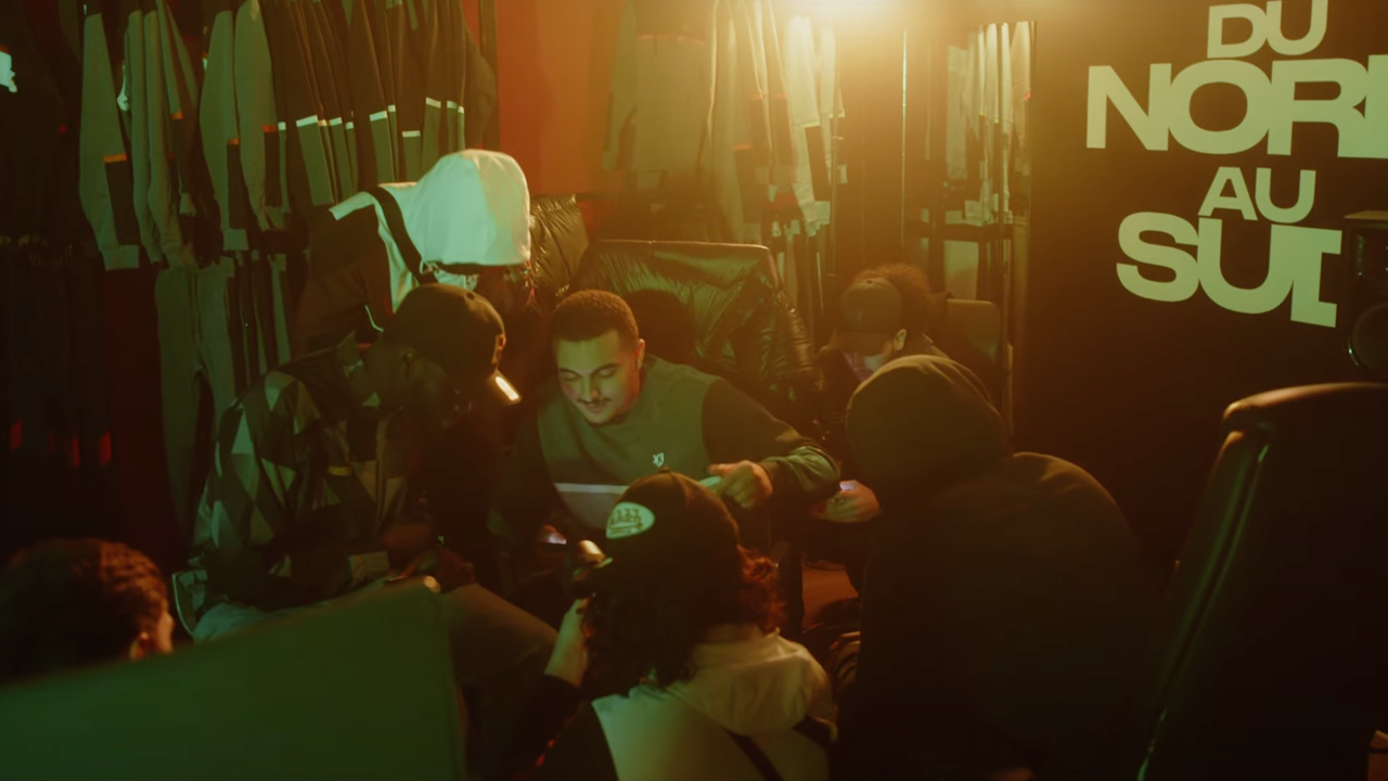 Kerchak et RK ensemble au studio pour la compilation Foot Korner