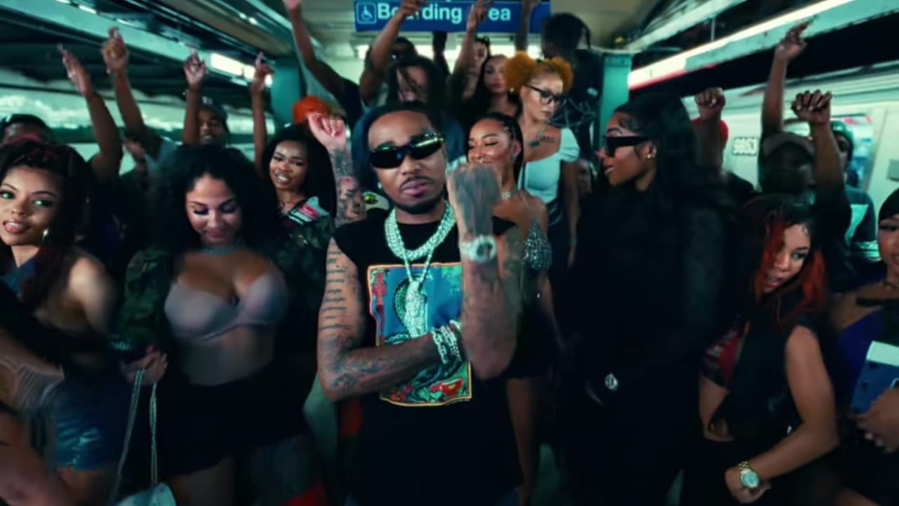 Quavo s'ambiance sur " Wall to Wall"